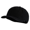 5 Panel Mid Profile Garment Washed Ripstop Cap with Rope - Black OSFM