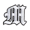 Old English White M Patch - White OSFM
