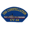 USS Constellation CV 64 Blue Patch - cv-64 OSFM