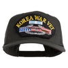 Korea War Vet Patched Solid Cotton Twill 5 Panel Prostyle Snap Cap