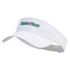 Plant A Tree Embroidered Cotton Twill Sun Visor - White OSFM