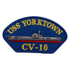 USS Yorktown CV 10 Blue Patch - cv-10 OSFM