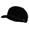 5 Panel Mid Profile Corduroy Baseball Cap with Rope - Black OSFM