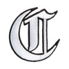 Old English White C Patch - White OSFM