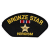 Bronze Star Heroism Patch - Bronze Heroism OSFM