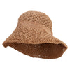 Women's 3.5 Brim Burlap Trim Bucket Hat - Bronze OSFM
