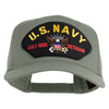 U.S. Navy Gulf War Veteran Patched Solid Cotton Twill 5 Panel Prostyle Snap Cap - Grey OSFM