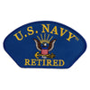 U.S. Navy Retired Blue Patch - blue-retired OSFM