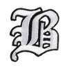 Old English White B Patch - White OSFM