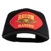 Recon Marine Patched Solid Cotton Twill Pro Style Cap - Black OSFM
