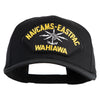 Navcams-Eastpac Wahiawa Patched Solid Cotton Twill Pro Style Cap - Black OSFM