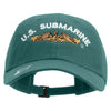 Licensed Golden US Submarine Embroidered Dad Style Unstructured Low Profile 6 panel Cotton Cap - Spruce OSFM