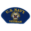 U.S. Navy Veteran Emblem Blue Patch - blue-seal OSFM