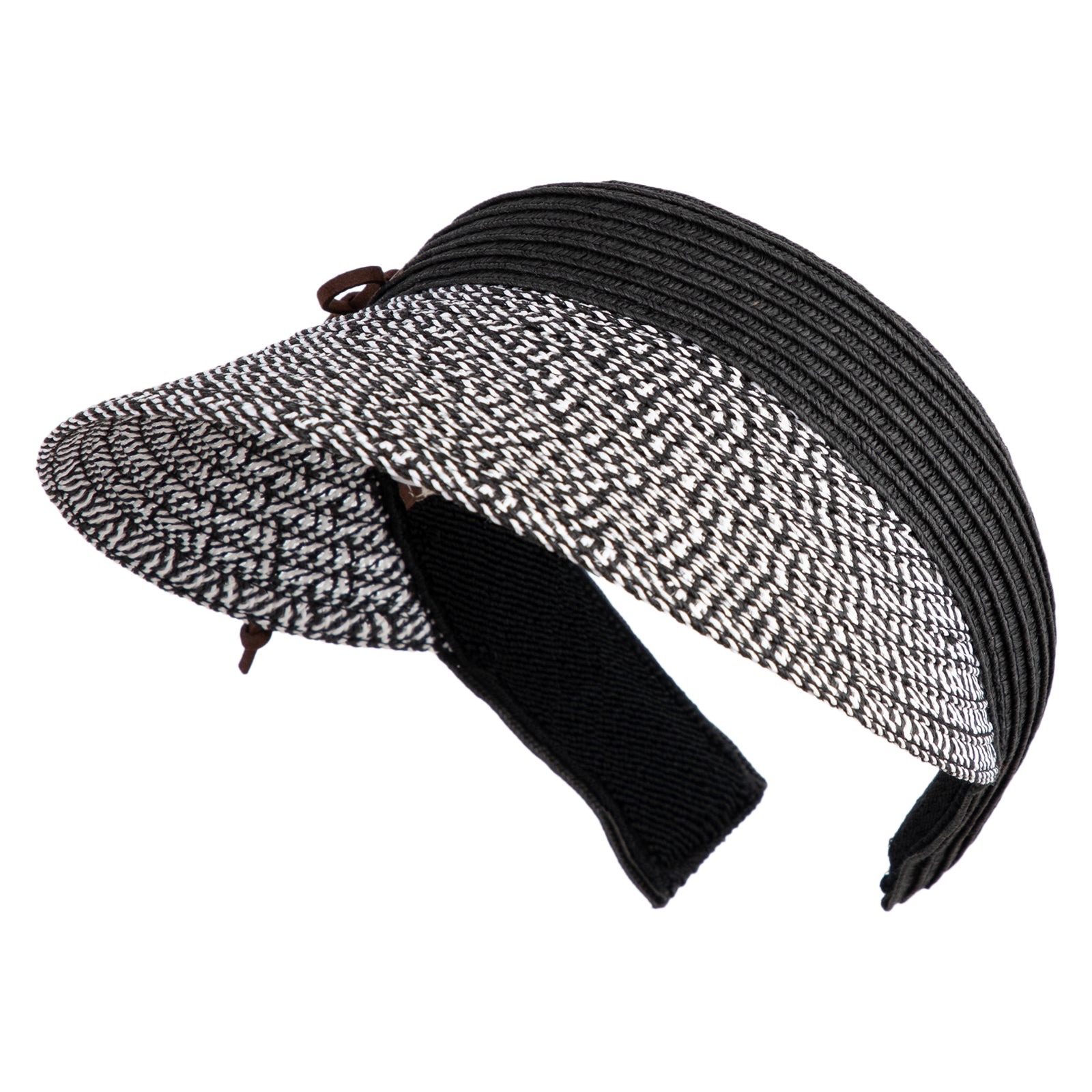 UPF 50+ Braided Toyo Clip on Visor | Clip On Visor | e4Hats – e4Hats.com