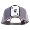 Skull and Choppers Patched New Big Size Trucker Mesh Cap - Grey XL-3XL