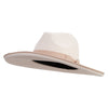 Women's Faux Felt Fedora Hat - Ivory OSFM