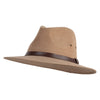 UPF 50+ Faux Band Safari Style Hat - Brown M