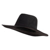 Women's Outback Style With Matching Tie Tassel Western Hat - Black OSFM