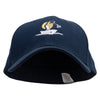 Sunset Fishing Big Size Stretchable Deluxe Fitted Cap - Navy XL-2XL