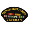 Vietnam-Desert Storm Veteran Patch - Vietnam Desert OSFM