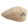 Little Captain Embroidered Men's Linen Ivy Cap - Khaki XL-2XL