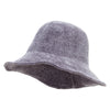Women's Chenille Large Brim Bucket Hat - Grey OSFM