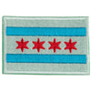 Chicago Flag Glue Patch - Chicago-Flag OSFM