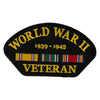 World War II Veteran 1939-1945 Patch - WWII Veteran OSFM