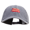 Fast Track Embroidered Big Size Washed Pigment Dyed Cap - Grey XL-3XL