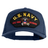 U.S. Navy Gulf War Veteran Patched Solid Cotton Twill 5 panel Mesh Back Cap - Navy OSFM