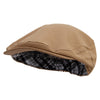 Big Size Cotton Herringbone Stitch Ivy Cap - Khaki XL-2XL