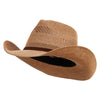 Women's Paper Knit Woven Cowboy Hat