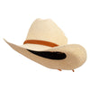 Women's 2 Hump Crown Paper Woven Cowboy Hat - Natural OSFM