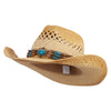 Women's 3 Braided Strand Tie Cowboy Hat - Natural OSFM