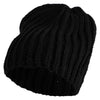 Cozy Knit Short Beanie - Black OSFM