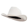 Women's Polyester Cowboy Hat - Ivory OSFM