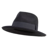 Men's Wide Ribbon Band Hat - Black M