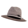 Women's Polyester Wired Brim Hat - Grey OSFM