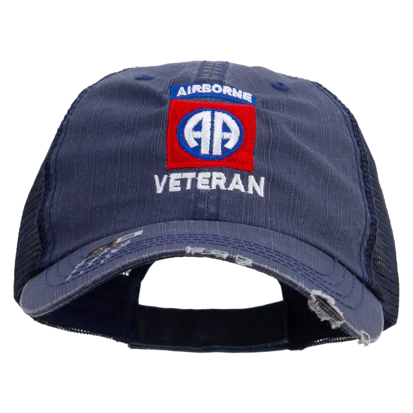 82nd Airborne Military Embroidered Pigment Dyed Cotton Cap - Olive...