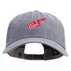 Lets Cook Embroidered Cotton Twill Premium Pigment Dyed Cap - Grey OSFM