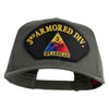 3rd Armored Division Spearhead Patched Solid Cotton Twill Mesh Prostyle Cap - Grey OSFM