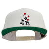 Musical Love Notes Embroidered Wool Blend Prostyle Snapback - Natural OSFM