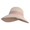Women's 3.5'' Brim Backless Ribbon Bow Hat - Pink-Mix OSFM