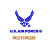 US Air Force Retired with Wing - US Air Force Retired with Wing OSFM