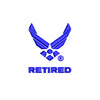 US Air Force Wing with Retired - US Air Force Wing with Retired OSFM