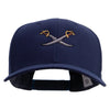 Pirate Swords Embroidered Solid Cotton Twill Pro Style Cap - Navy OSFM