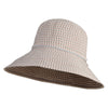 UPF 50+ Women's Checkered 4" Wide Brim Hat - Pink OSFM