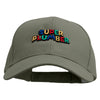 Super Plumber Embroidered New Big Size High Profile Twill Cap - Grey XL-3XL