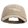 Do What You Like Embroidered Low Profile Dyed Cotton Twill Cap - Khaki OSFM