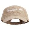 Washington D.C Embroidered Big Size Adjustable Ripstop Army Cap - Khaki XL-3XL